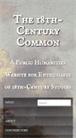 Mobile Screenshot of 18thcenturycommon.org